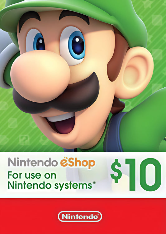 Nintendo eShop Gift Card $10 (USA) – E-mail/Whatsapp