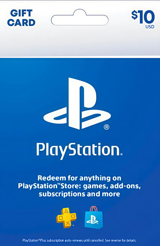 PlayStation Wallet Code $10 (USA) - E-mail/WhatsApp