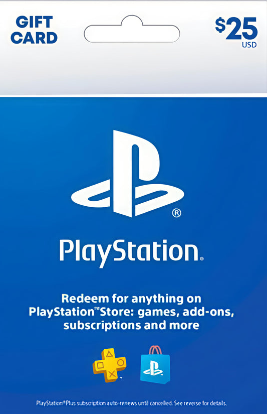 PlayStation Wallet Code $25 (USA) - E-mail/WhatsApp