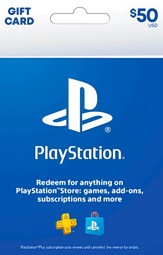 PlayStation Wallet Code $50 (USA) - E-mail/WhatsApp